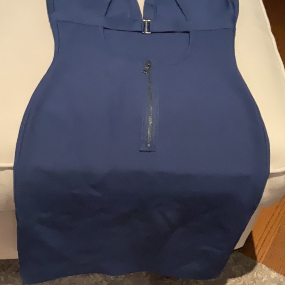 BCBGMaxAzria Royal Blue Sleeveless Mini Dress - Picture 6 of 7
